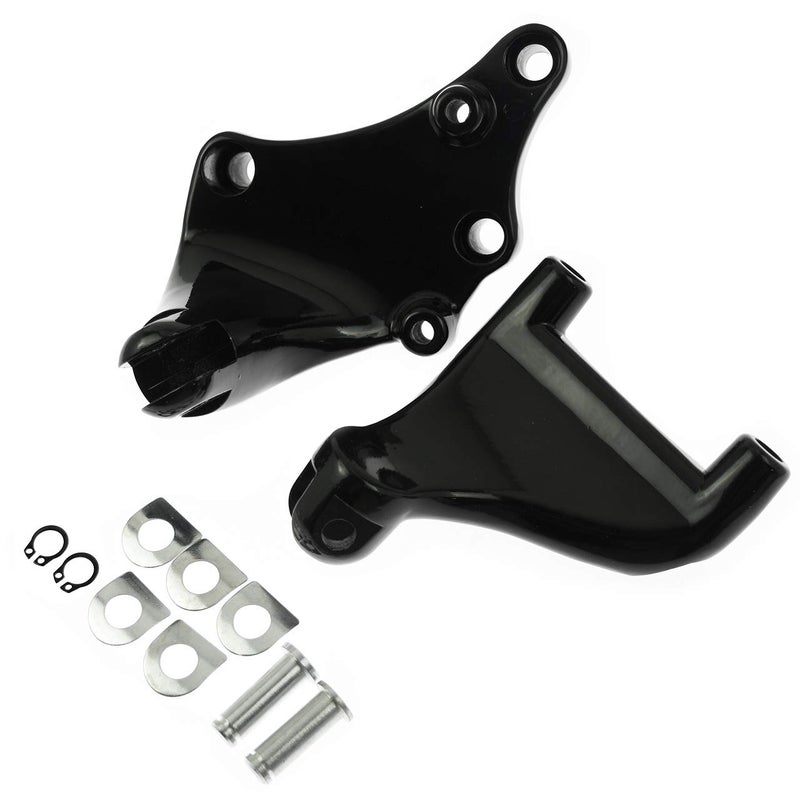 HDBUBALUS Motorcycle Rear Passenger Foot Pegs Footpegs Foot Rests Pedal & Mount Fit for Harley Sportster Iron XL 883 1200 Forty Eight Seventy Two 2014-2022 - Image 5
